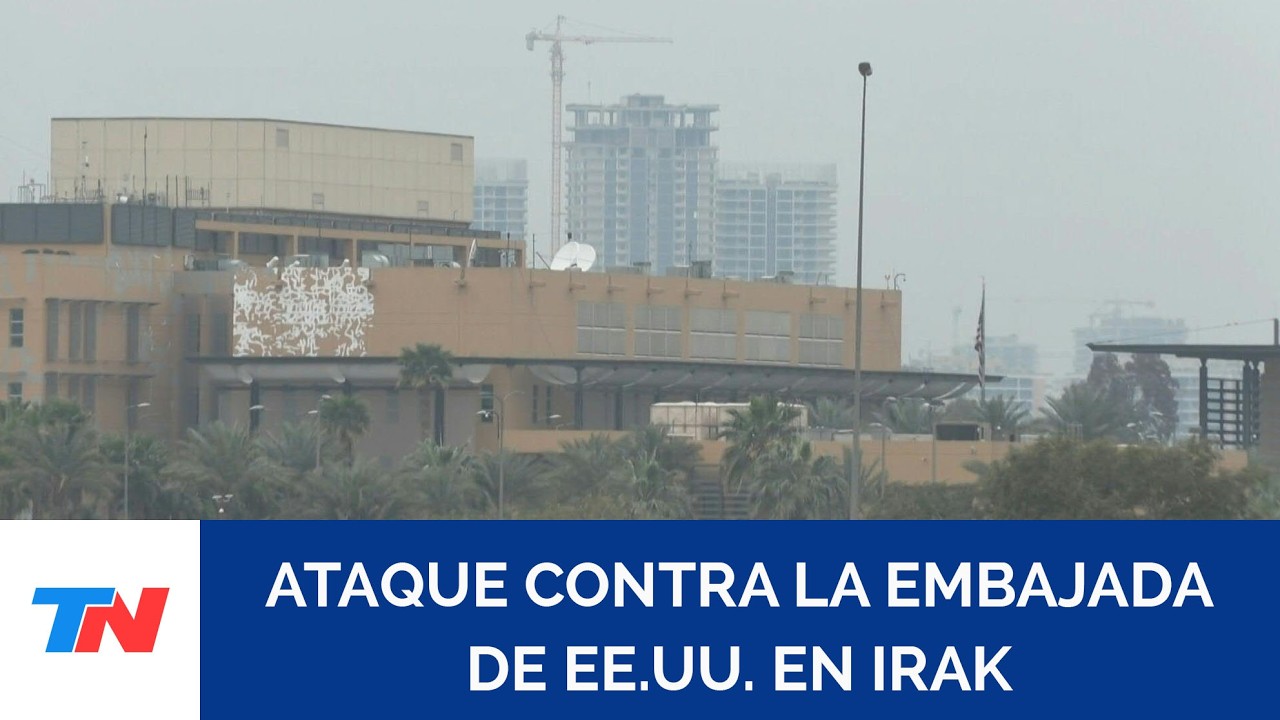 Ataque contra la embajada de EE.UU. y tres muertos en bombardeos a grupo proiraní en Irak