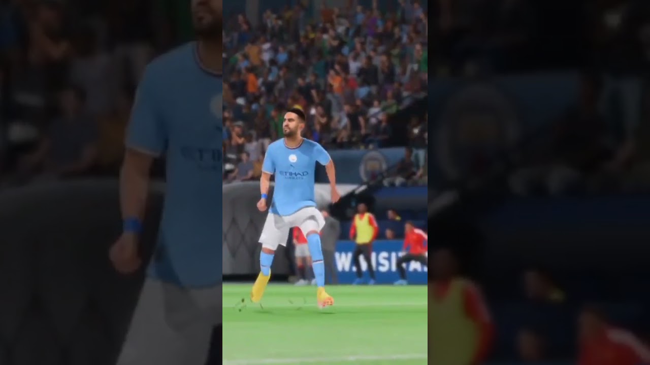 Mahrez scores a Screamer Volley ⚽