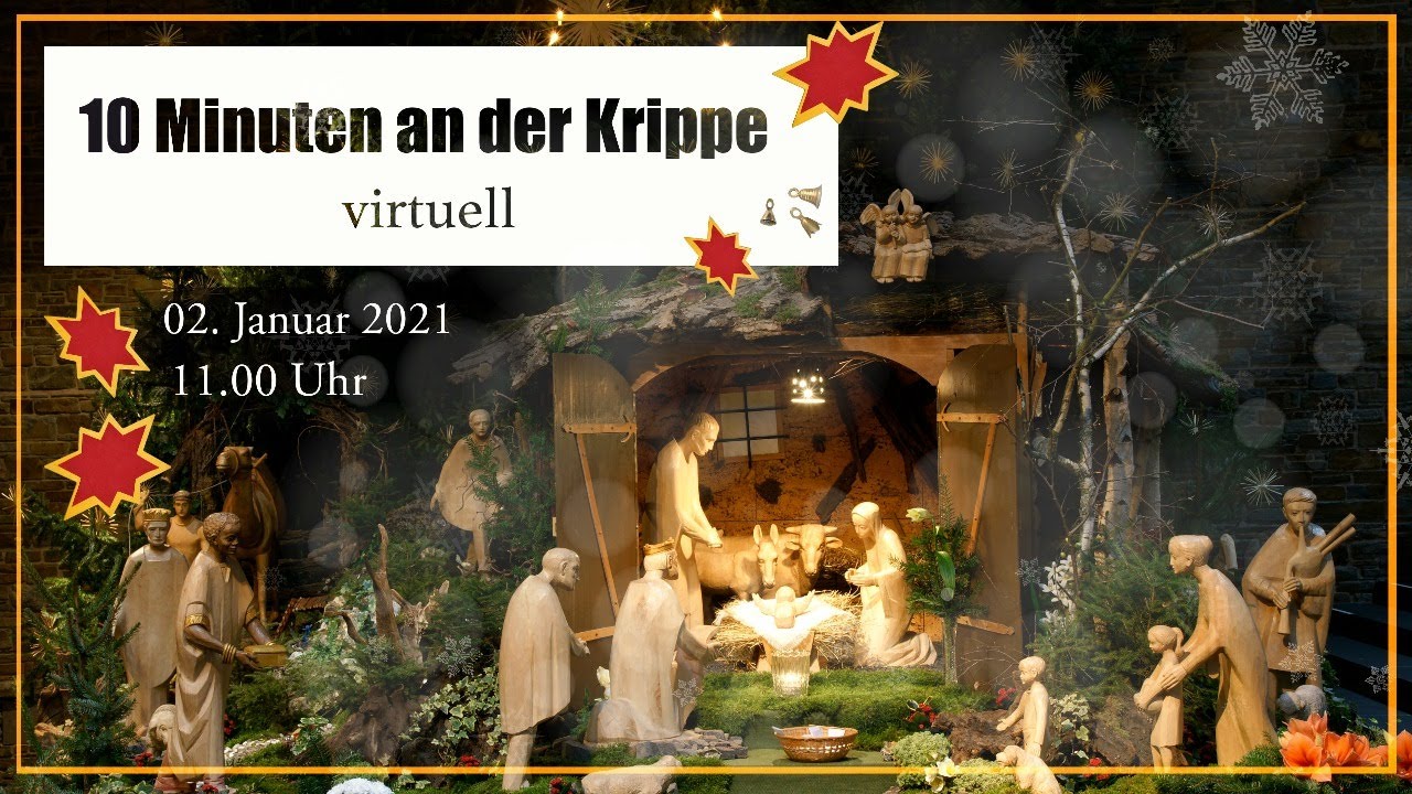 10 Minuten an der Krippe (virtuell)  in der Anbetungskirche auf Berg Schönstatt