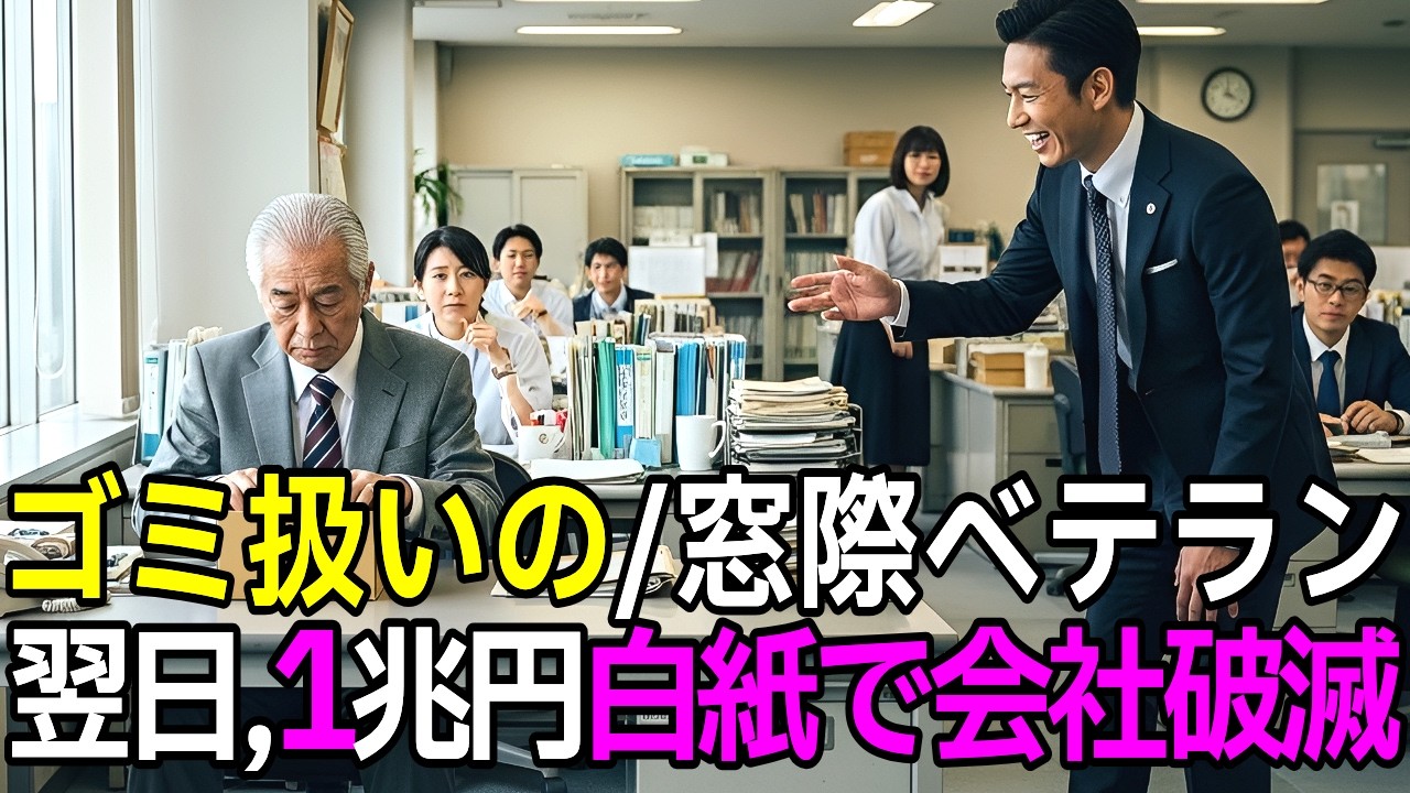 私の正体を知らない新社長「高卒はクビｗ」私「わかりました」→翌日、1兆円の契約が白紙になり社長発狂…【スカッとする話】【朗読】