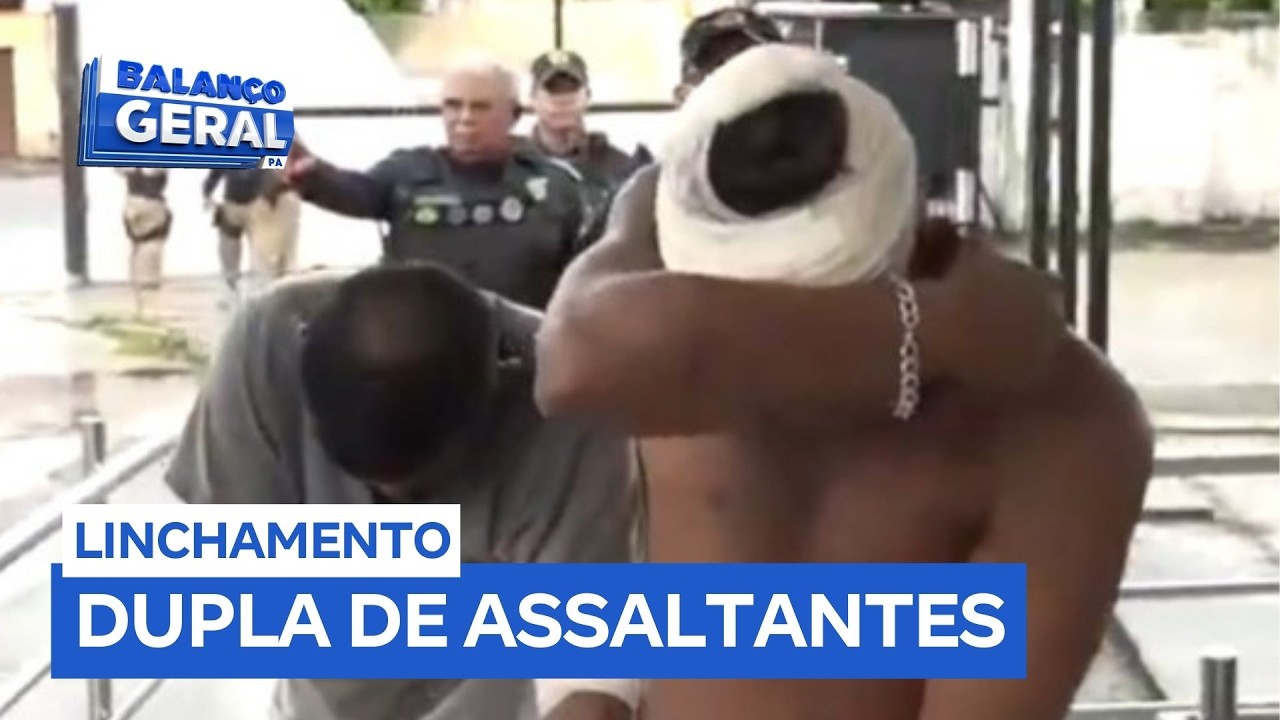 Ladrões são agredidos por moradores após assaltarem mulheres em Belém