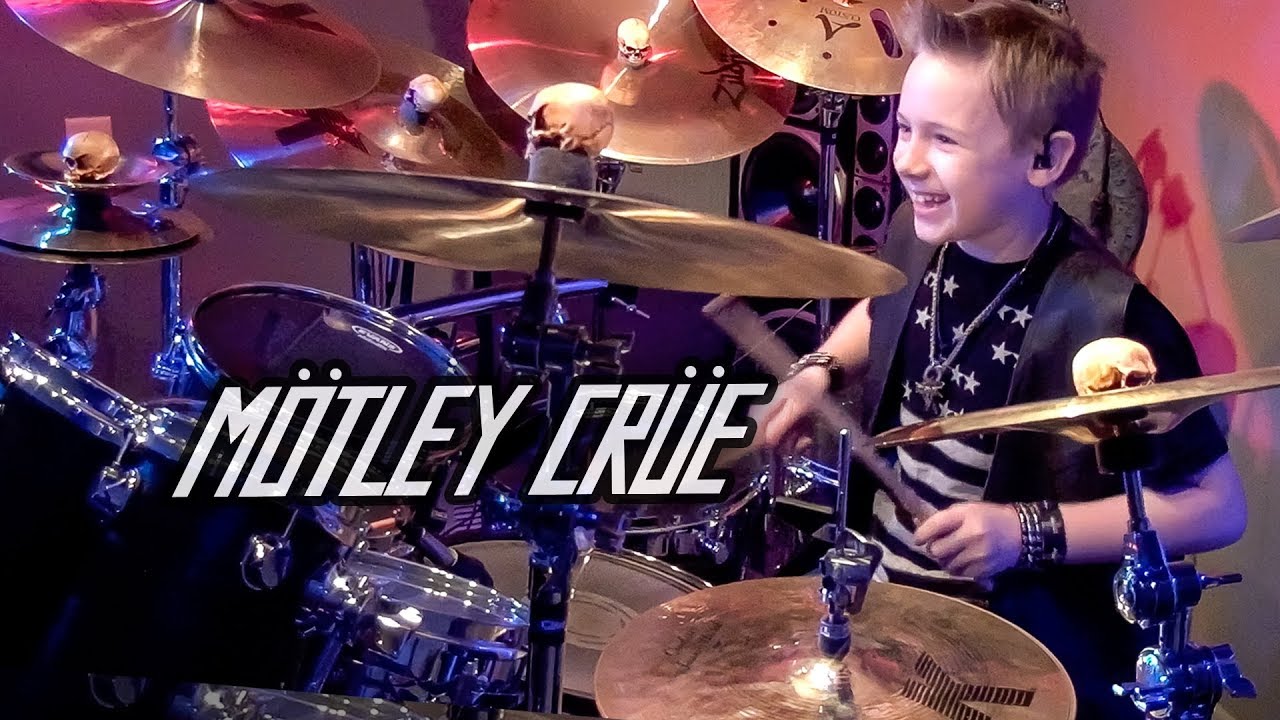 KICKSTART MY HEART  (9 year old Drummer)