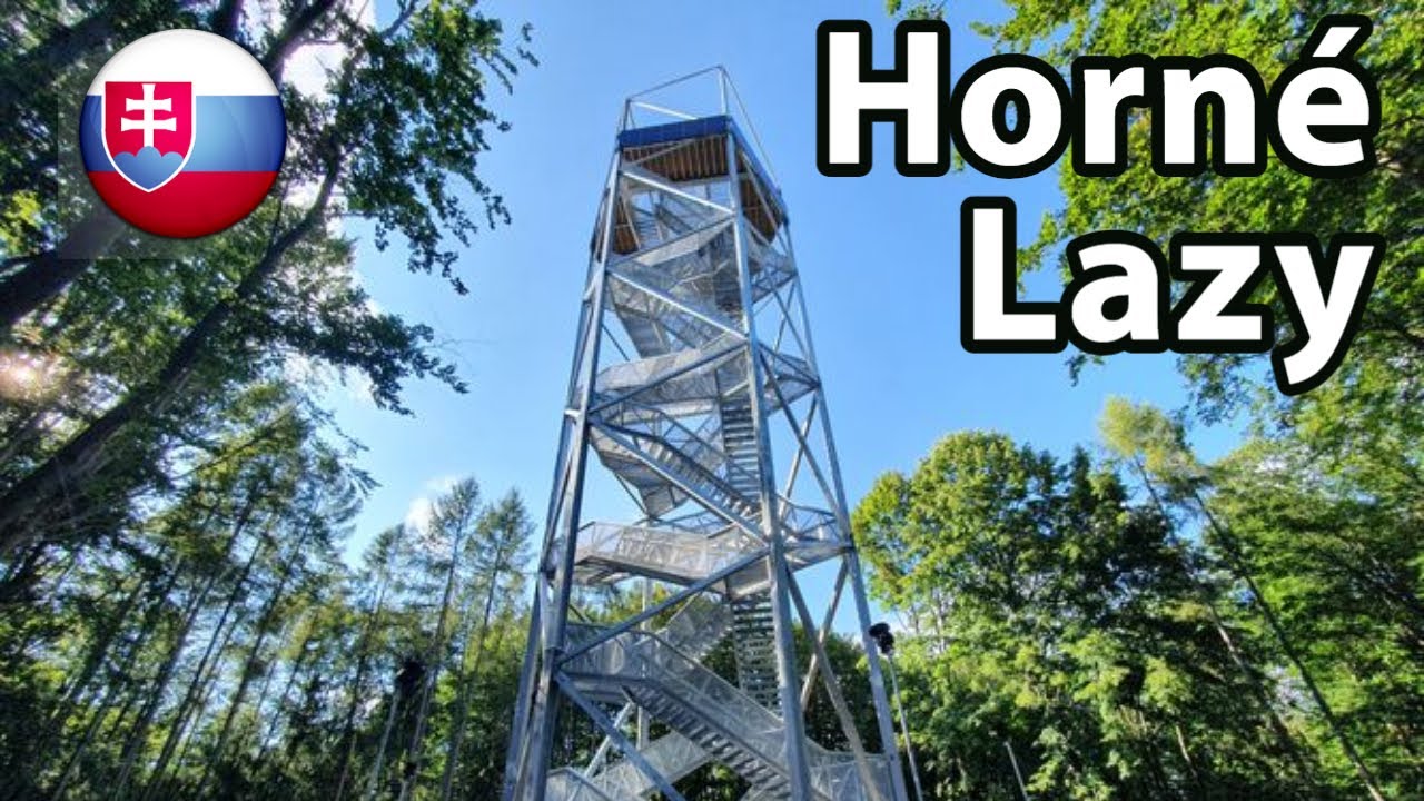 Vyhliadková veža Horné Lazy, Brezno 4K ||Slovakia||
