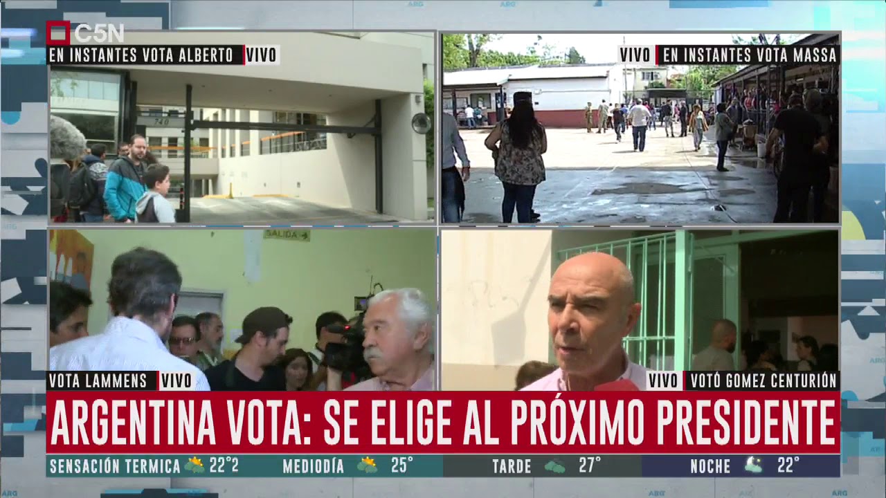 Argentina Vota: Votó Juan José Gómez Centurión