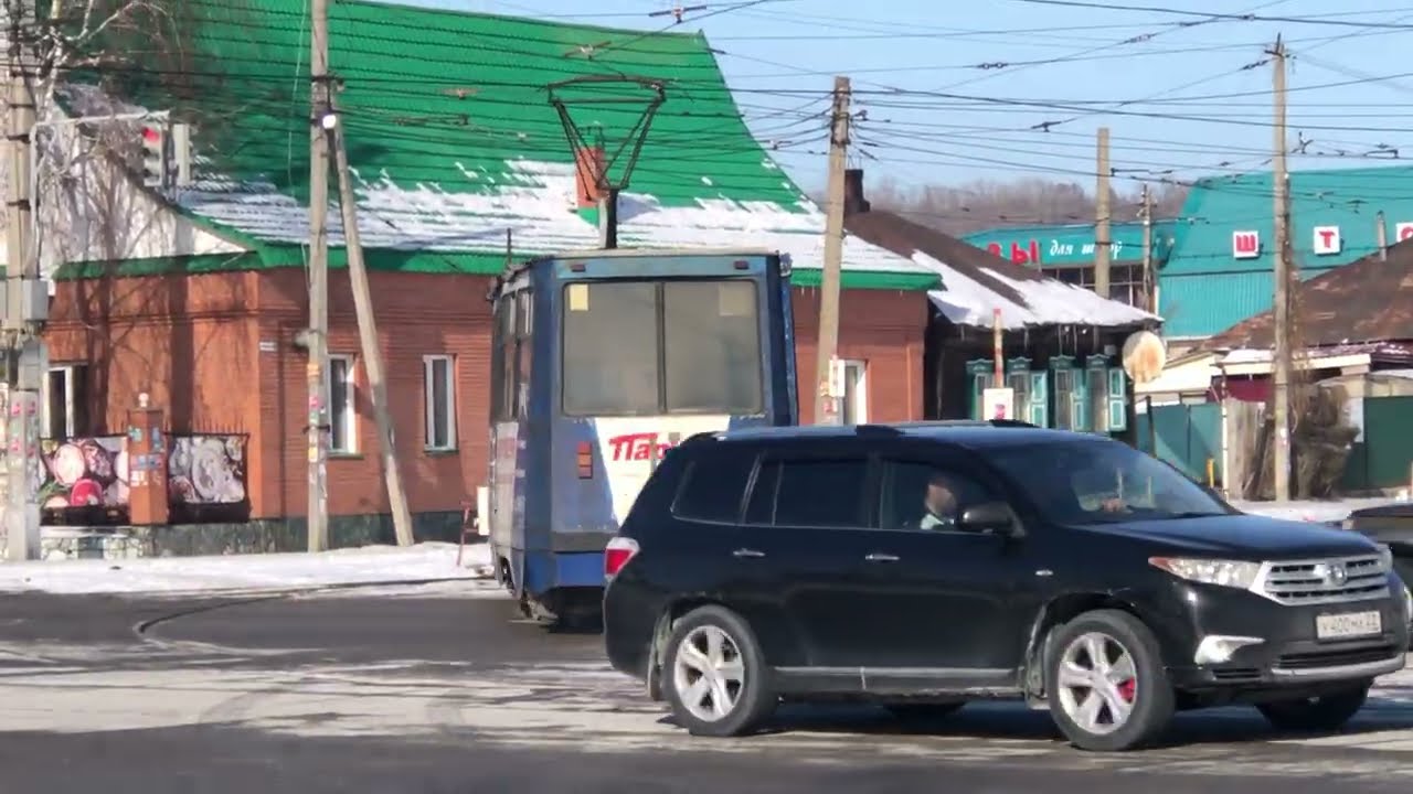 Трамвай 71 605 КТМ (161) по 5 маршруту 