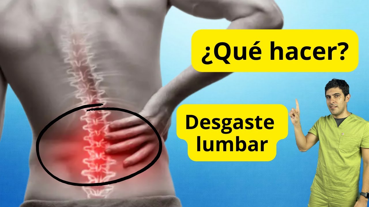 5 ejercicios, DESGASTE LUMBAR ejercicios en casa
