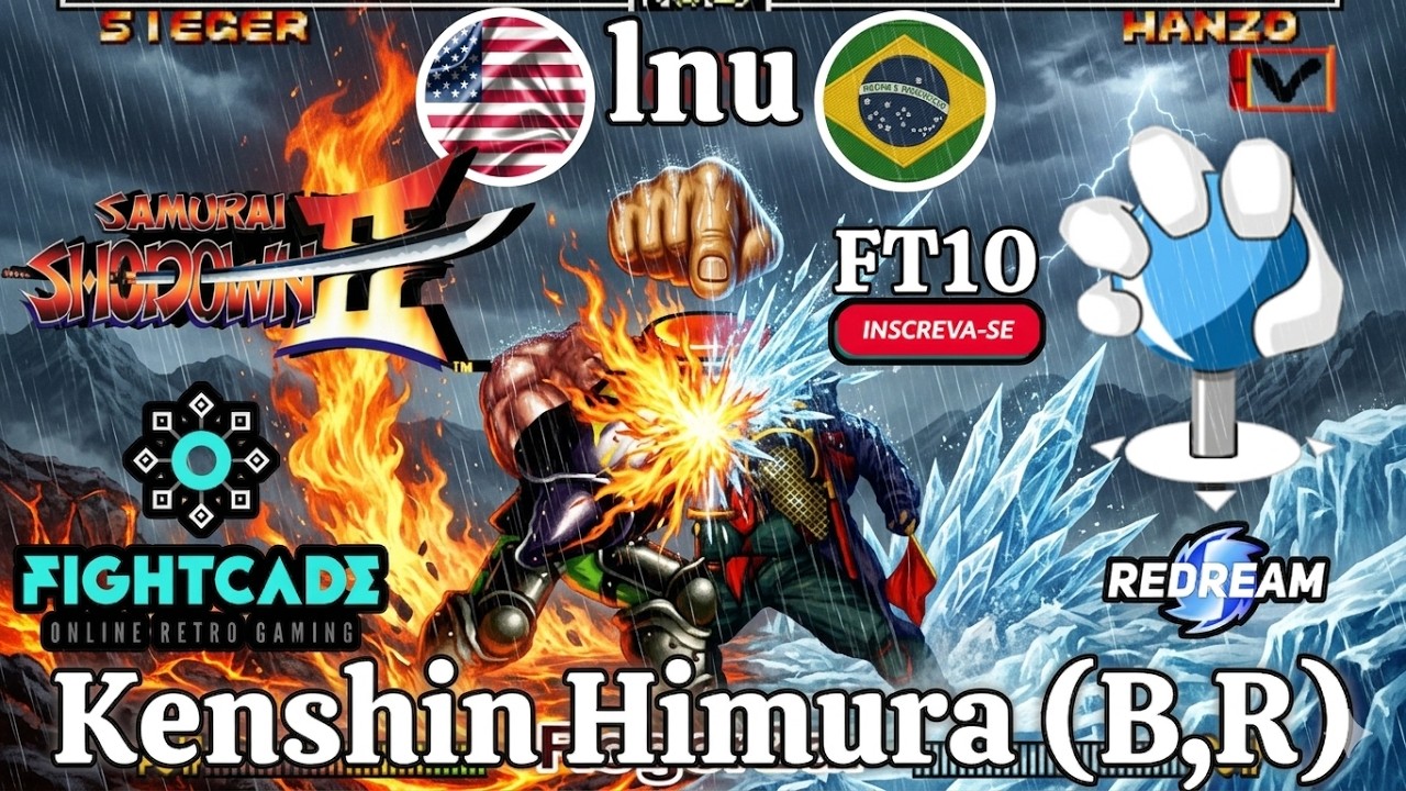 Samurai Shodown II✅RANK((C))-lnu🆚Kenshin Himura (B,R)((B))-FT10-Fightcade2▶️ONLINE🔴LUTA🥉TENSA TOP🕹️🟢