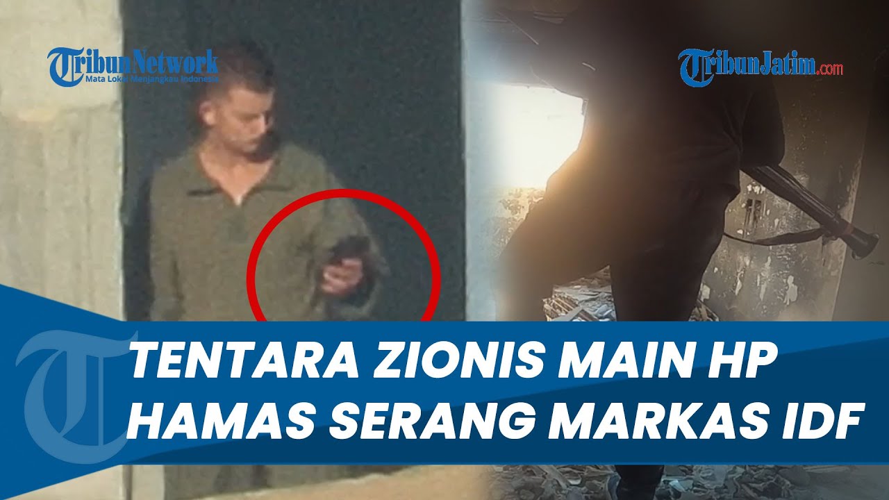 IDF ASYIK MAIN HP! Sniper Hamas Tembaki Markas Besar Pasukan ZIONIS di Gaza