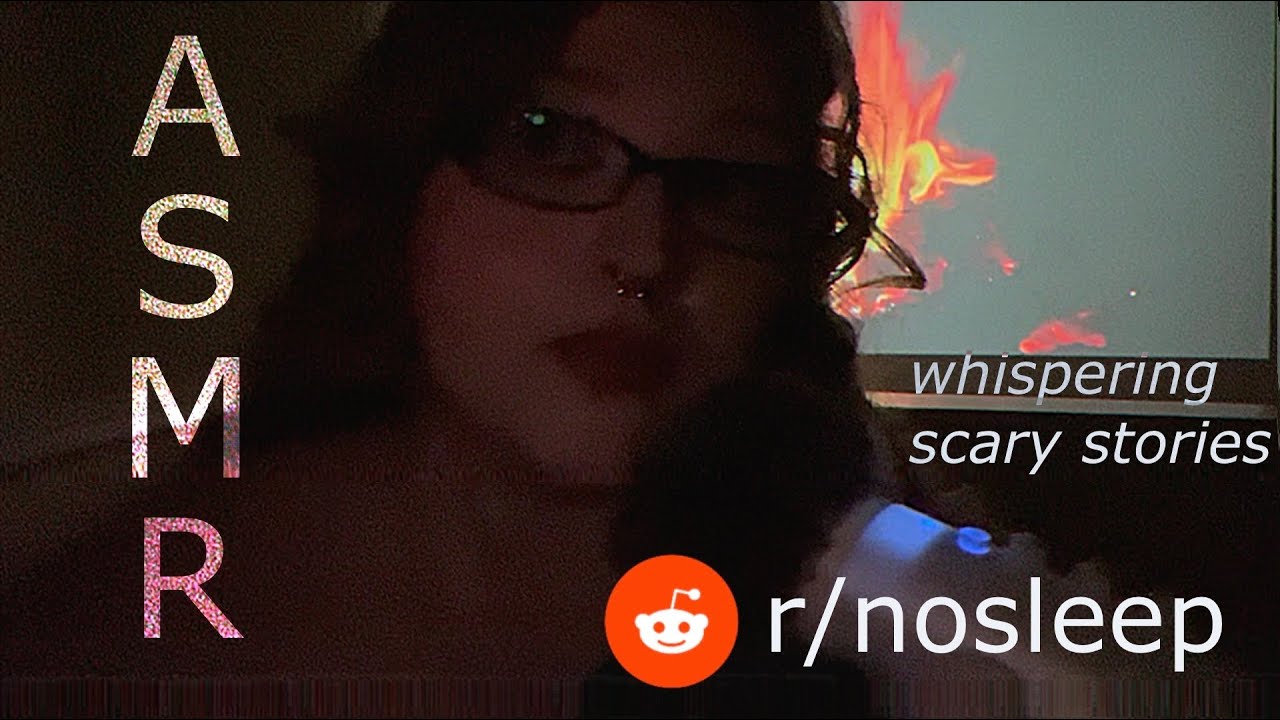 ASMR reading scary stories from reddit r/nosleep (close whispers, lofi) 🍂