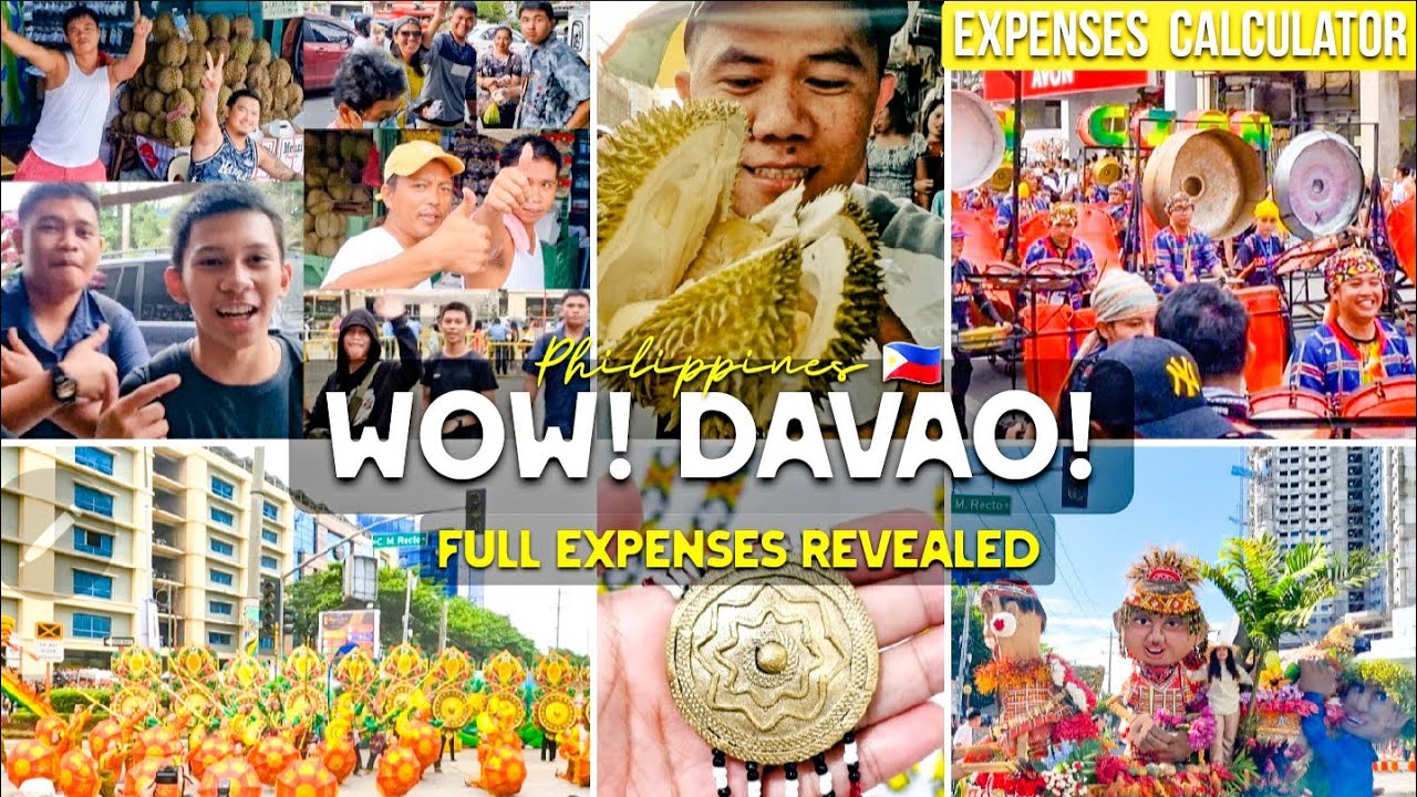 DAY 4-6 | EATING DURIAN IN DAVAO CITY + KADAYAWAN FESTIVAL | 6-DAY VLOG IN DAVAO PHILIPPINES 🇵🇭 [4K]