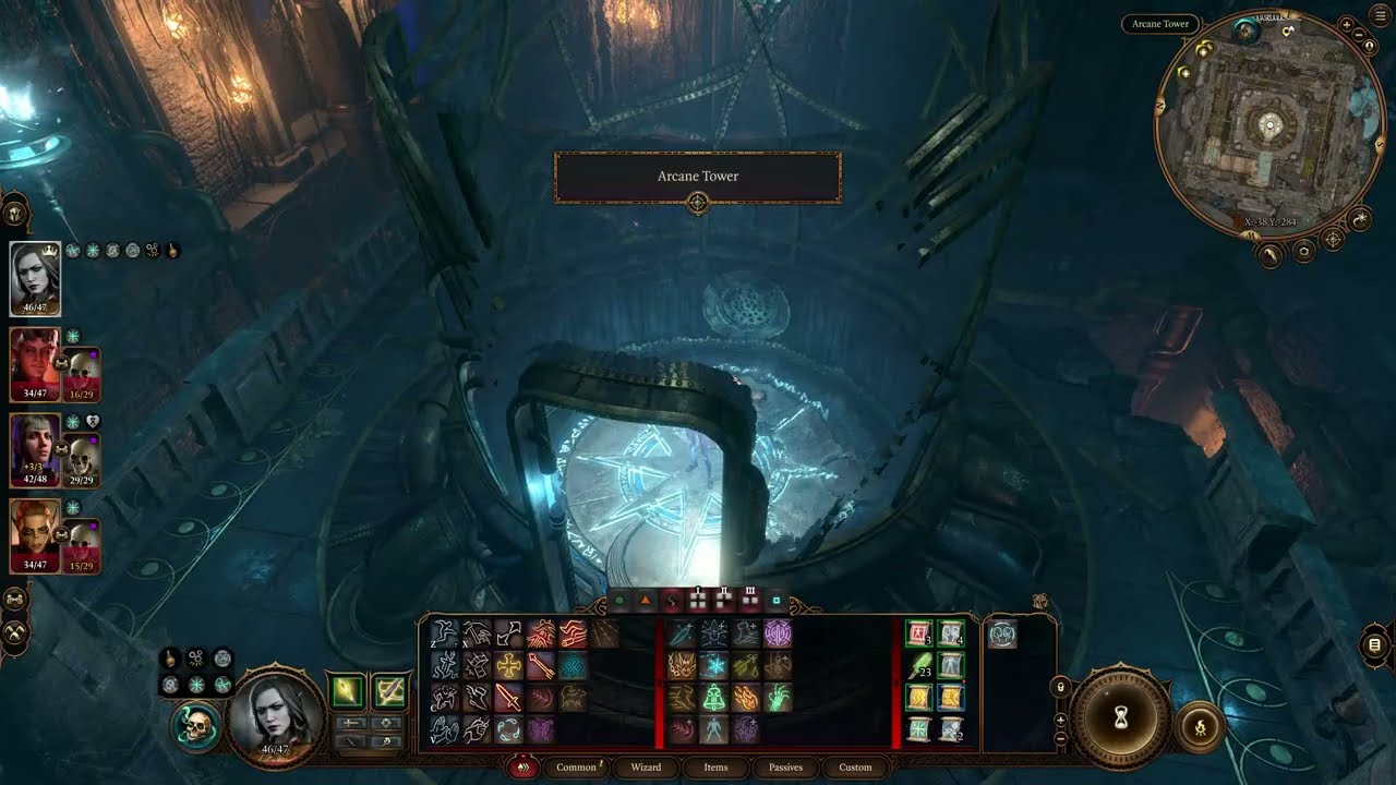 Baldur's Gate 3 Lowest Level in Arcane Tower Easy to Miss Honor 4K