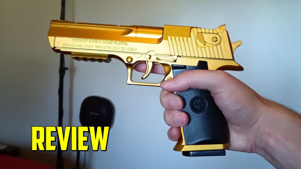 Обзор пистолета-пулемета SF Blowback с функцией выброса гильз Nerf Desert Eagle (не требуется бен...