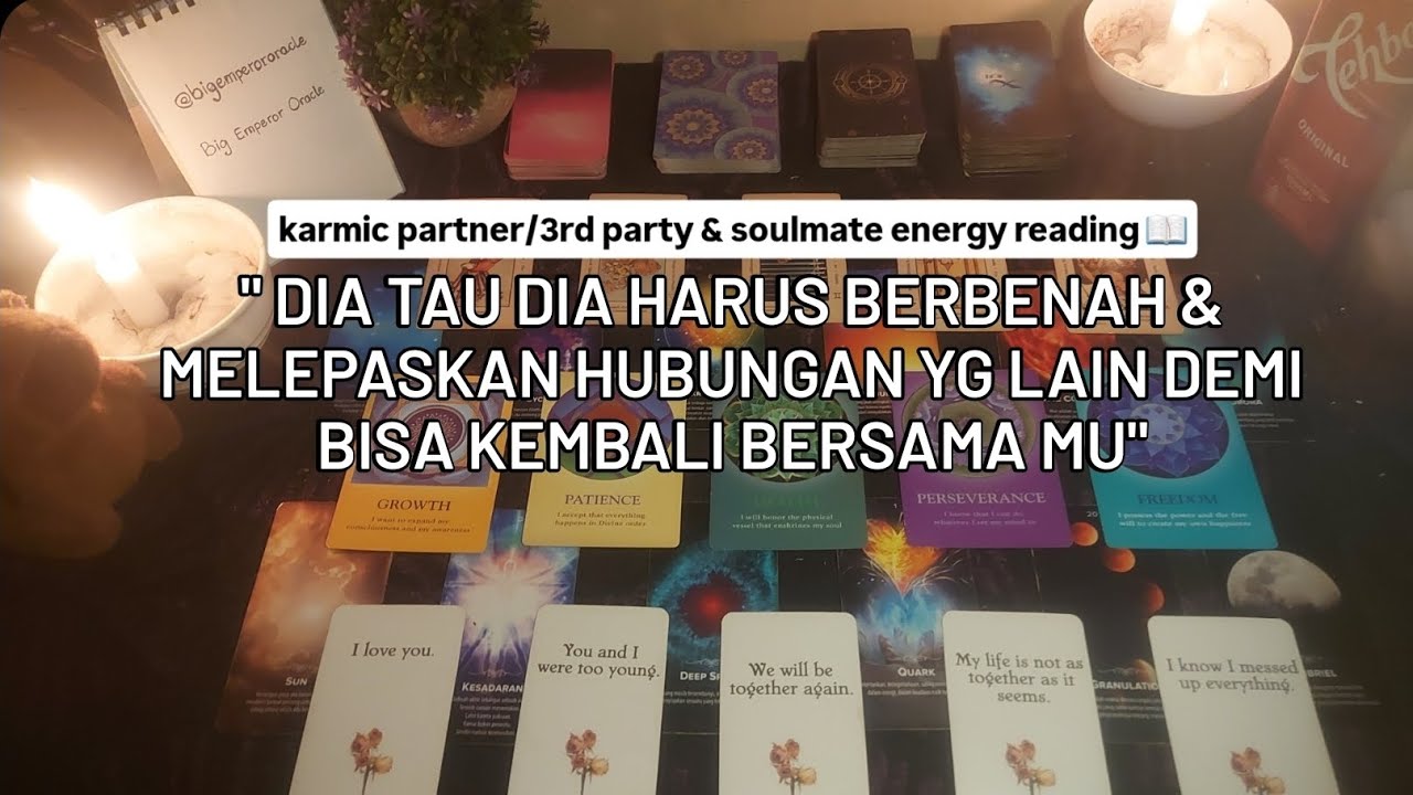 DIA TAU DIA HARUS BERBENAH & MELEPASKAN HUBUNGAN YG LAIN DEMI BISA KEMBALI BERSAMA MU