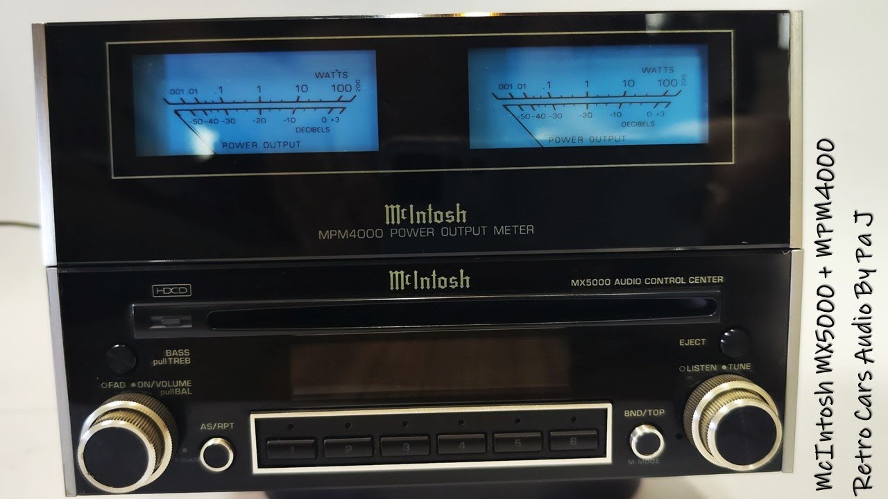 McIntosh MX5000 + McIntosh MPM4000