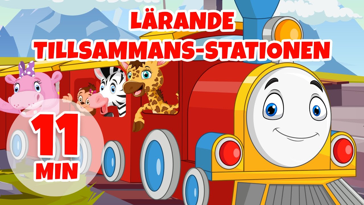 Lärande tillsammans-stationen - 11 min Giramille | Barnvisor och sånger för barn