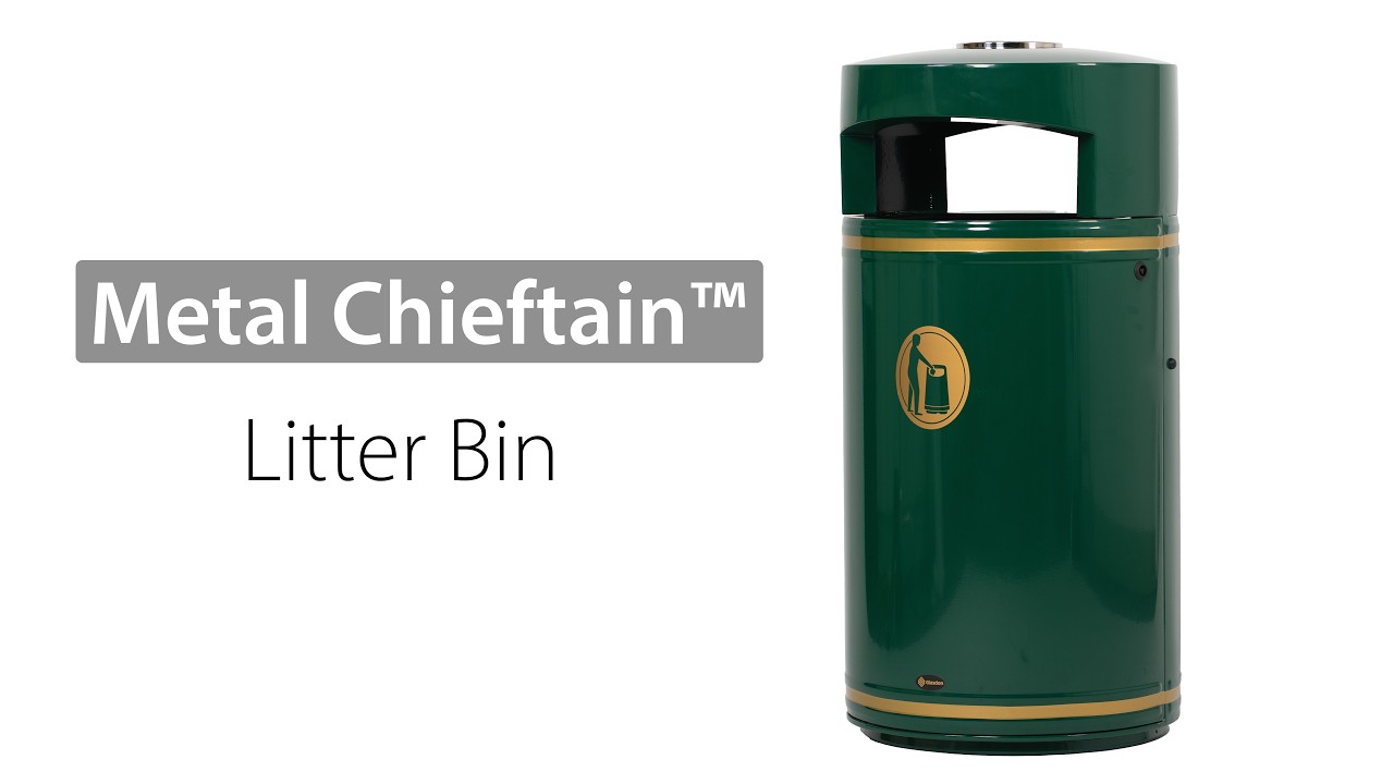 Glasdon UK | Metal Chieftain™ Litter Bin