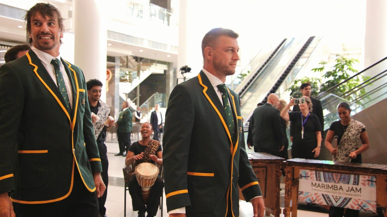 MARIMBA JAM performing for the SPRINGBOKS at the 2026 SA RUGBY AWARDS!