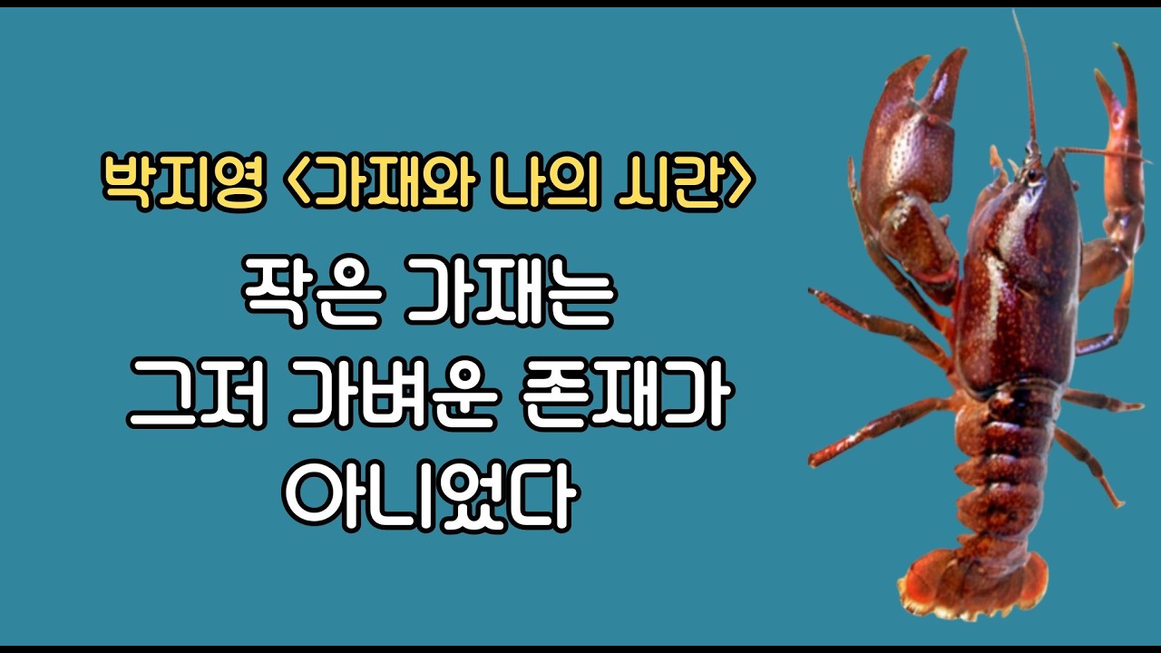 박지영 작가의 가재와 나의 시간, 2026 문화앤피플 신춘문예 수필 당선작, 손가락 한 마디만큼 작은 가재는 그저 가벼운 존재였다, 삶의 체험수기