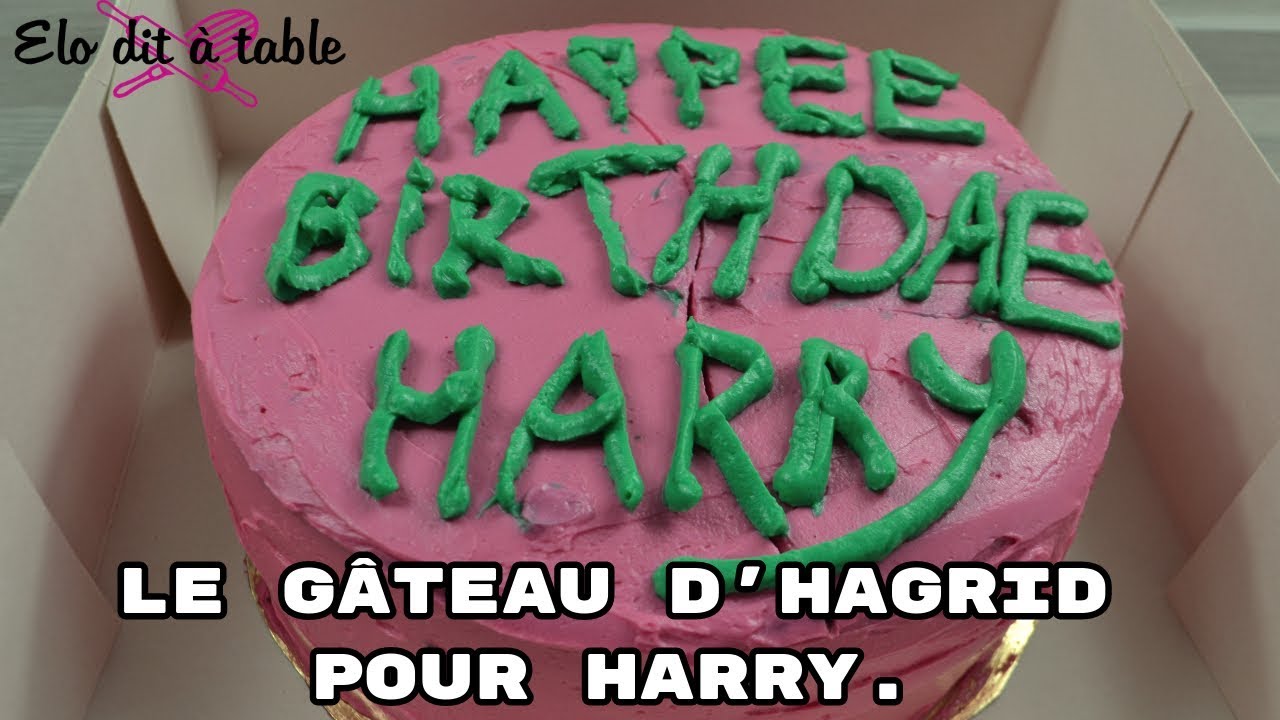 LE GÂTEAU D'HAGRID POUR HARRRY