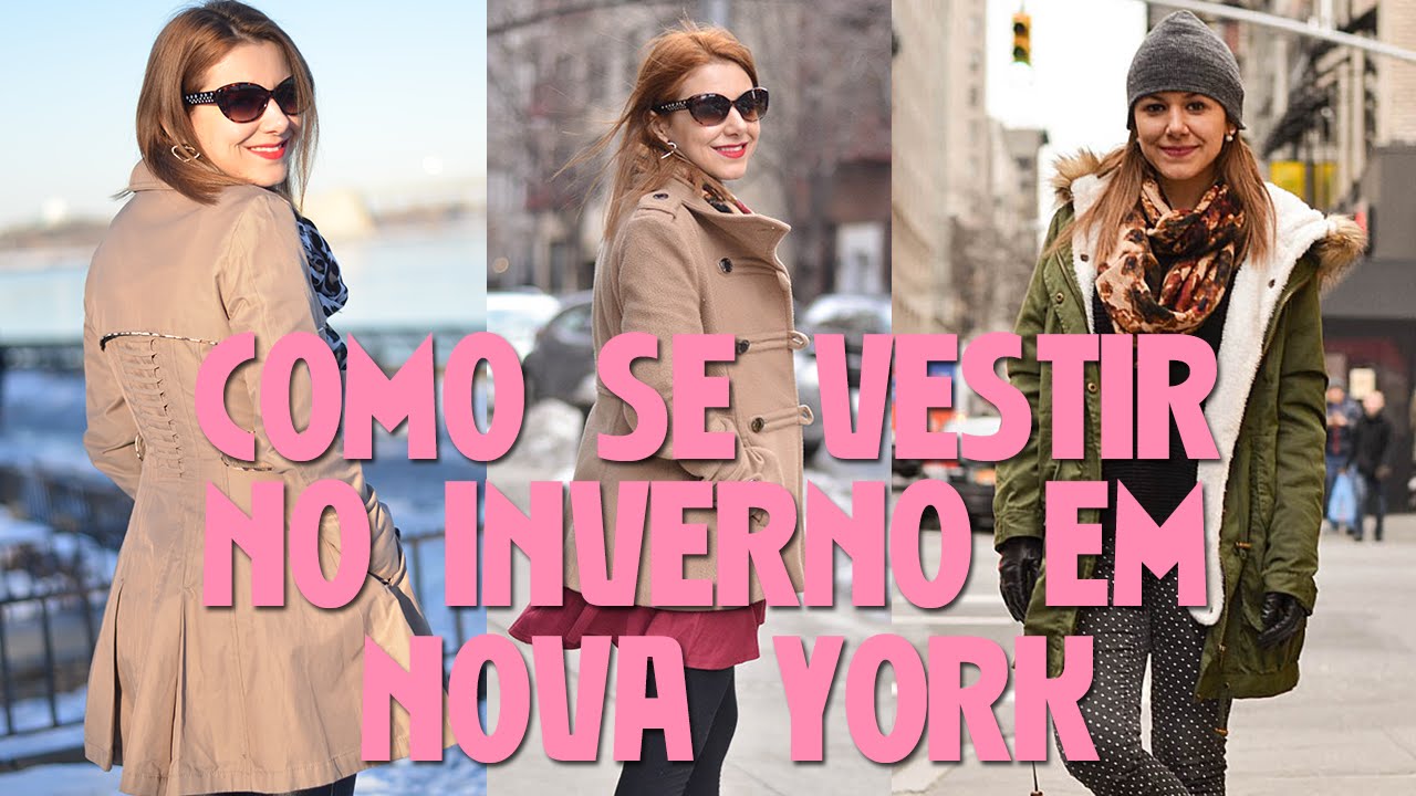 Como se vestir no inverno em Nova York