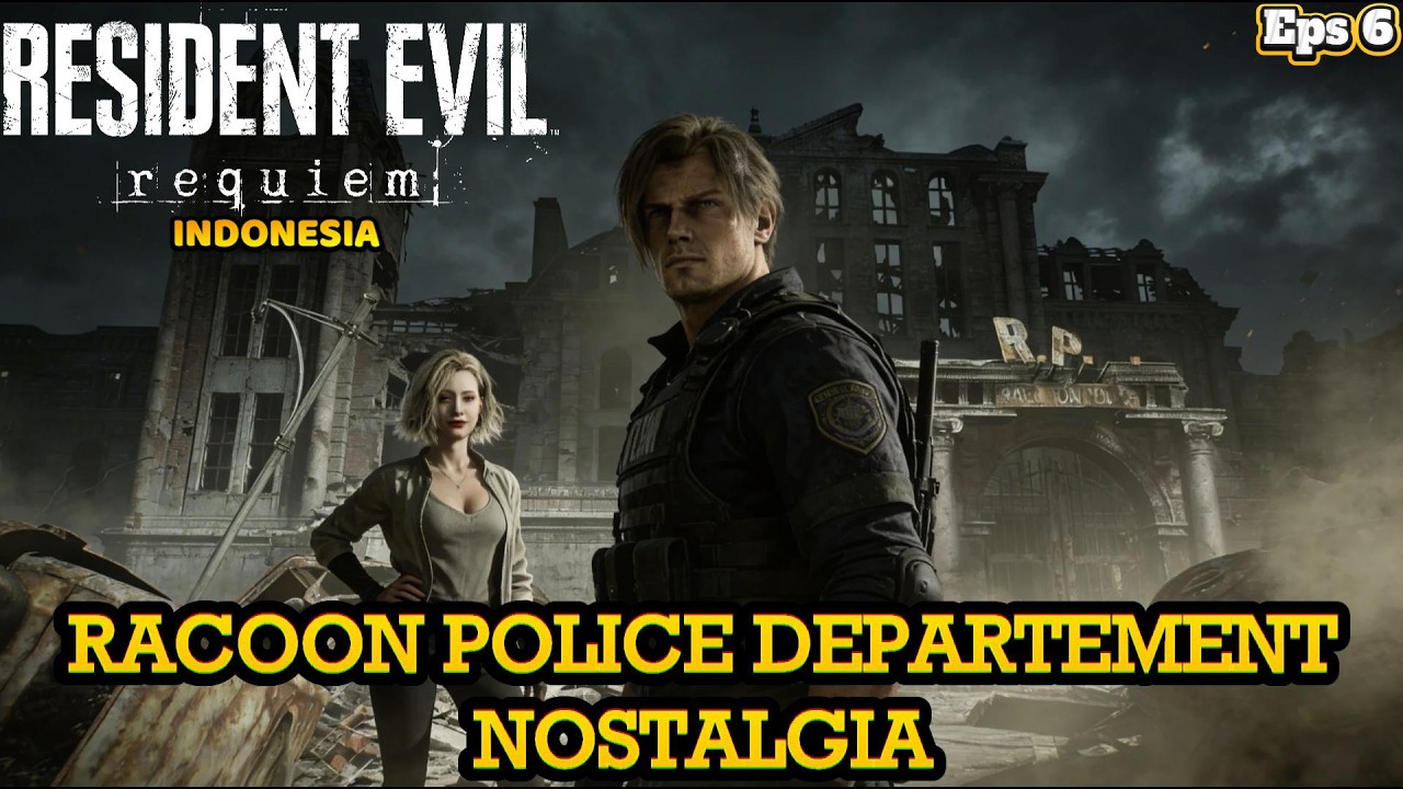LEON NOSTALGIA KE RPD LAGI - LEGEND BGT INI - RESIDENT EVIL 9 REQUIEM INDONESIA | Eps 6