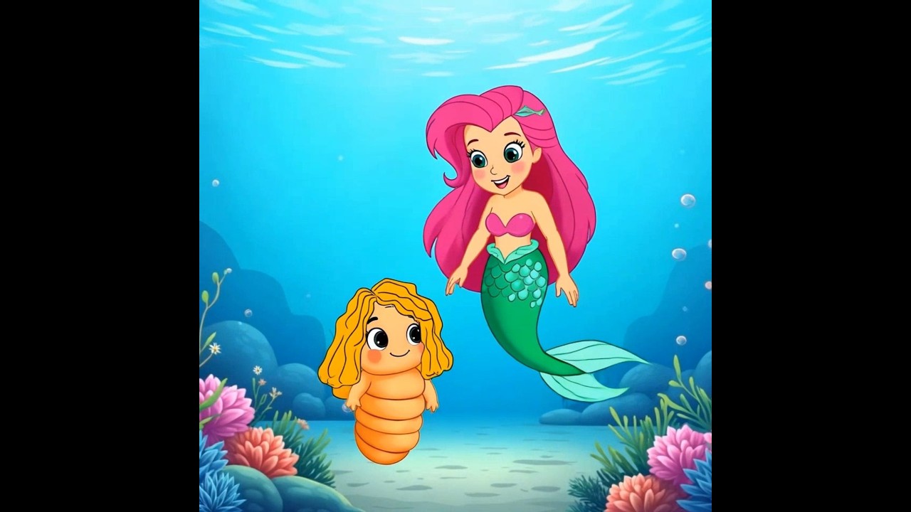 Ich bin ein Wattwurm 🐛 Niedliches Musikvideo zum lustigen Kinderlied 🐛