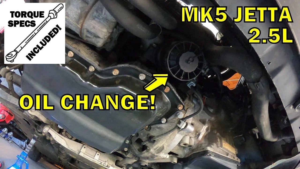 2006-2010 VW Jetta MK5 2.5L Oil Change