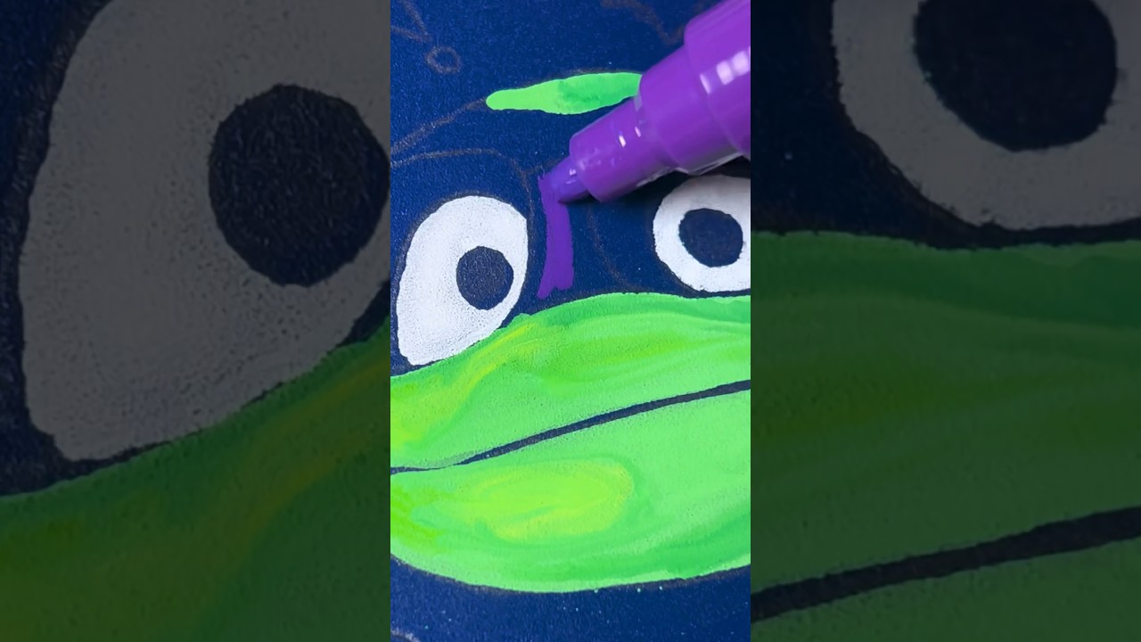 Custom Skateboard Using Posca Markers! Mutant Mayhem!(#shorts)