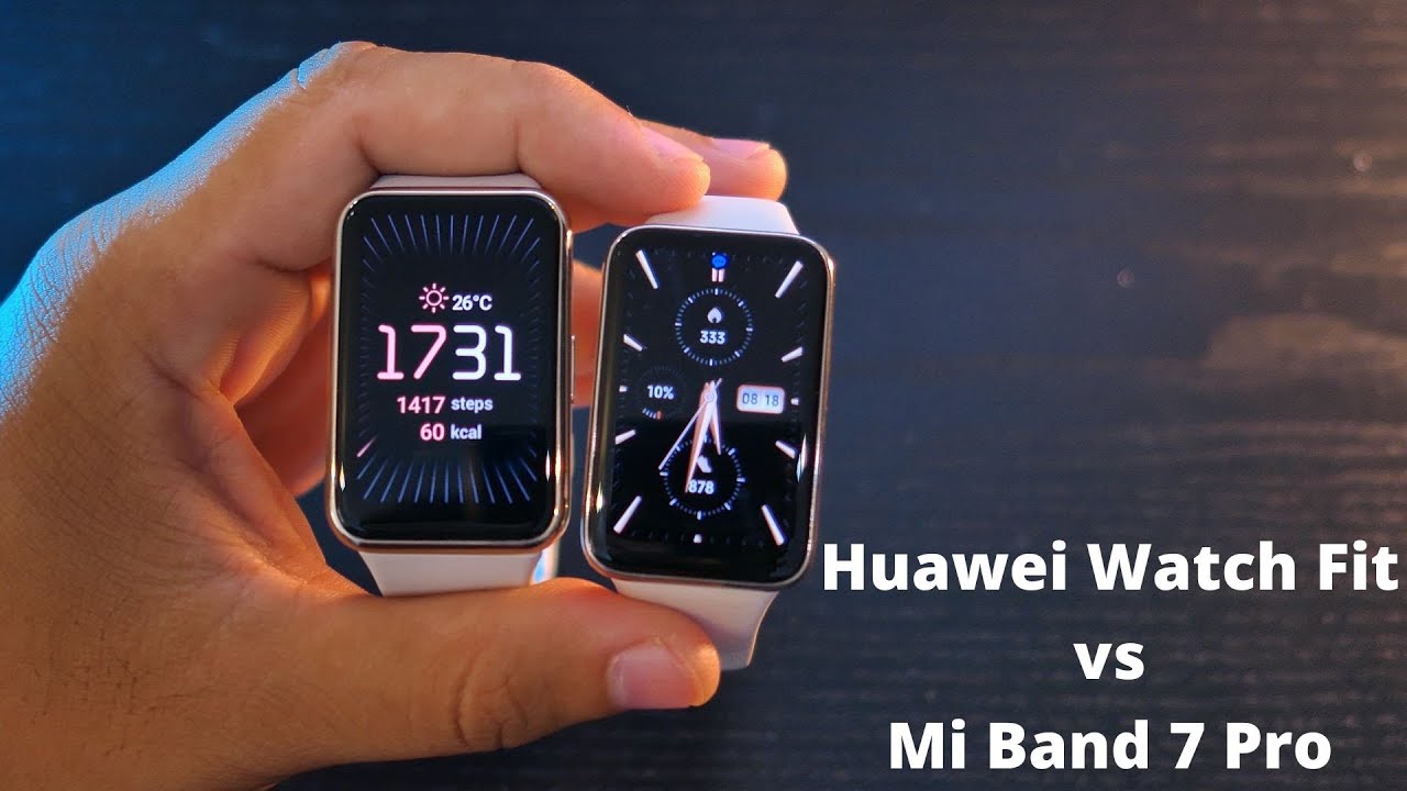Mi Band 7 Pro Vs Huawei Watch Fit, qual a melhor?