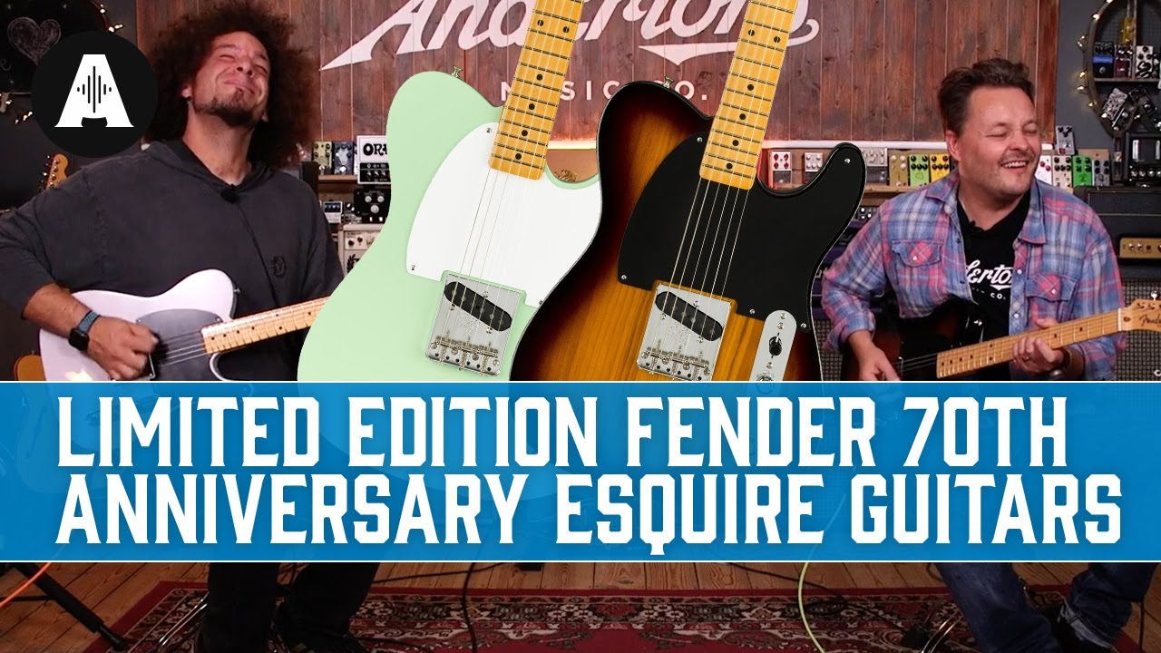 Country Licks & Chicken Pickin' Tricks! - Limited Edition Fender 70th Anniversary Esquire Guitars