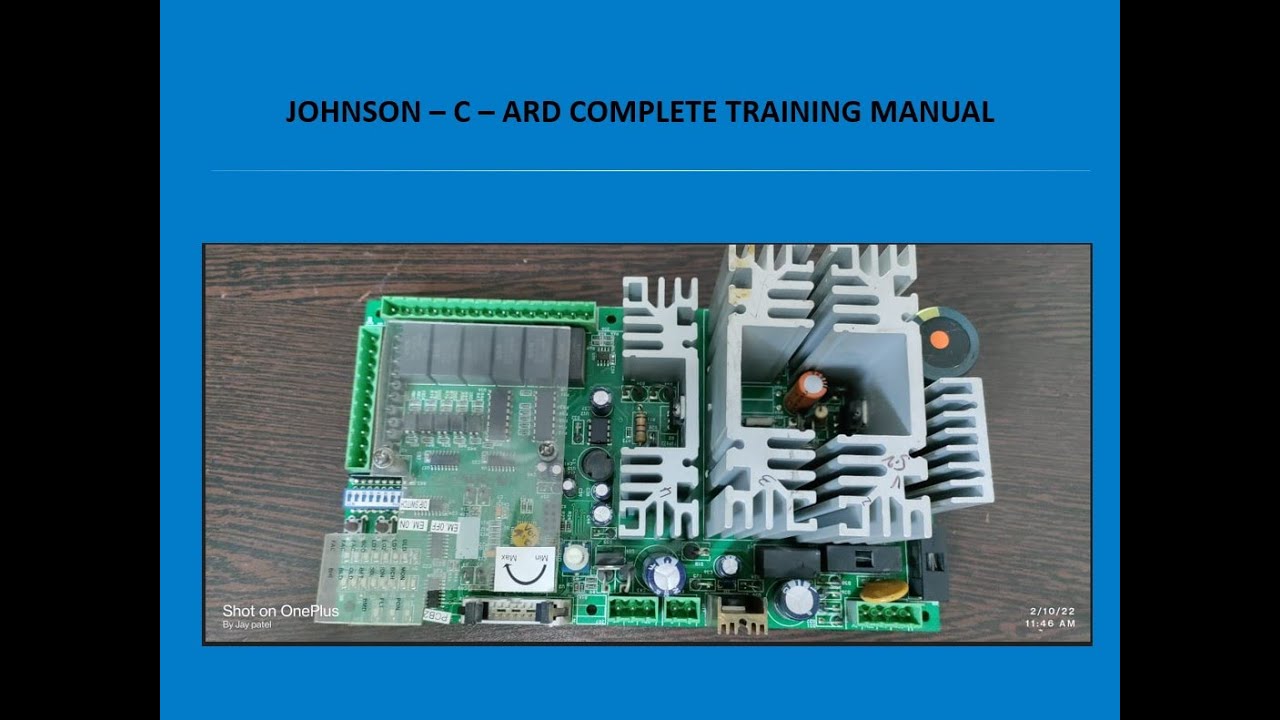 JOHNSON 'C' ARD COMPLETE REFERENCE MANUAL