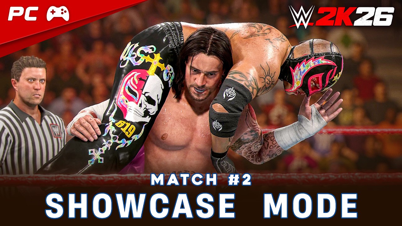 WWE 2K26 CM Punk Showcase Match 2: CM Punk vs Rey Mysterio (Armageddon 2008) ВСЕ ЗАДАНИЯ