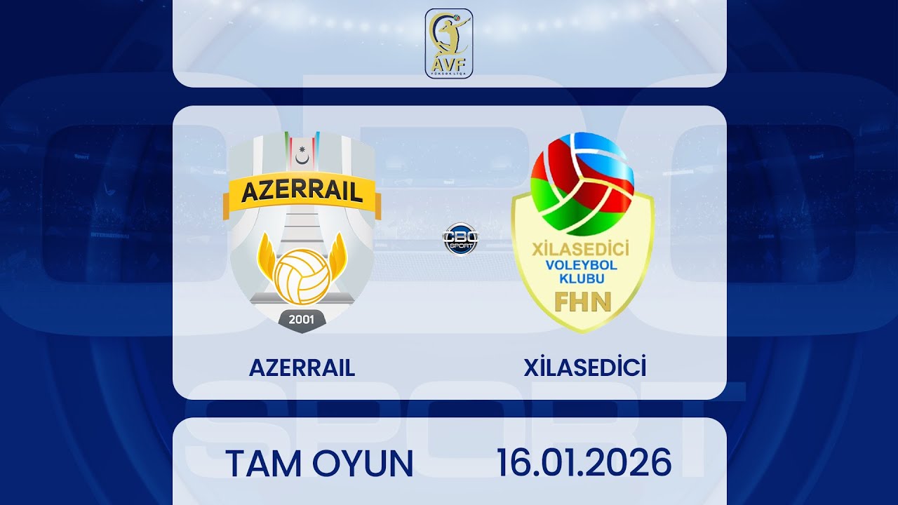 AZERRAIL –Xilasedici | Voleybol üzrəAzərbaycan Yüksək Liqası (kişilər) | TAM OYUN