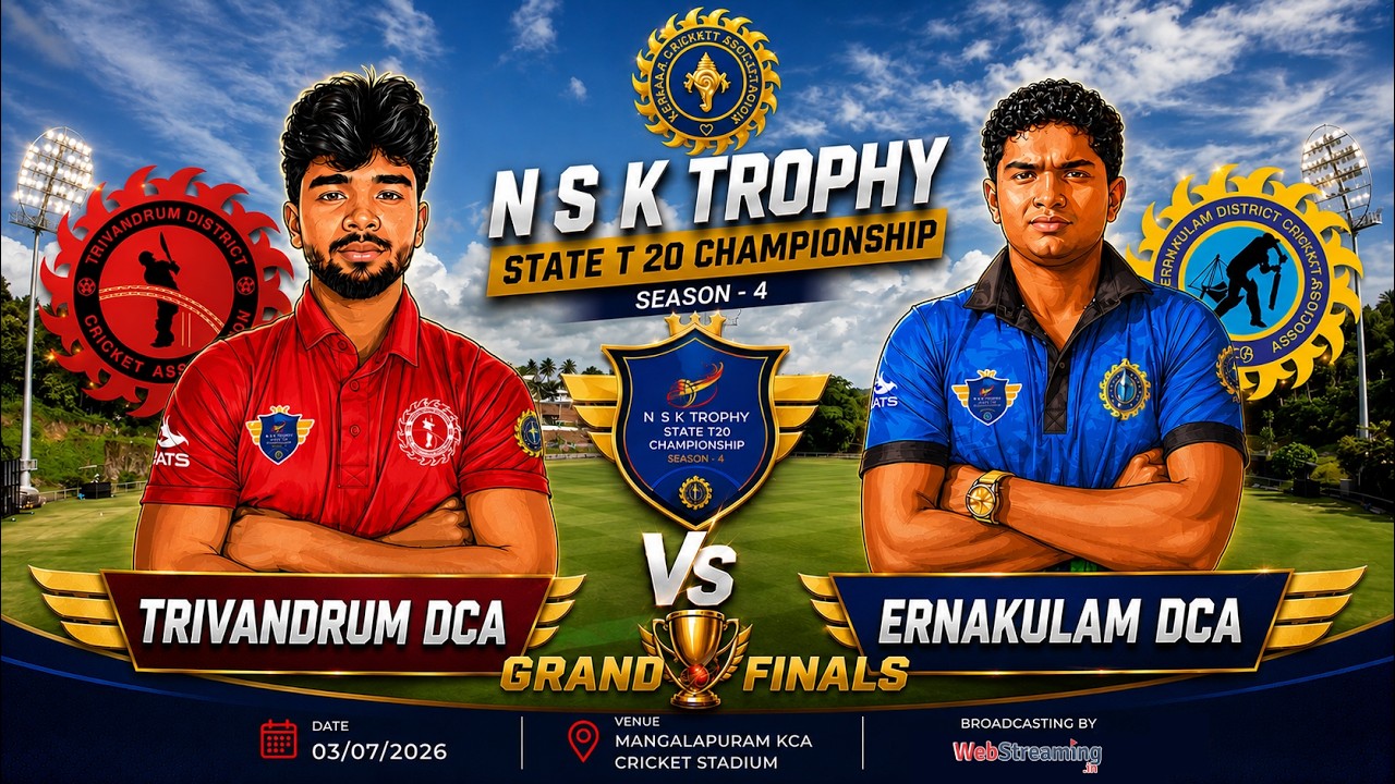 Grand Finals || Trivandrum vs Ernakulam || NSK TROPHY STATE T20 CHAMPIONSHIP