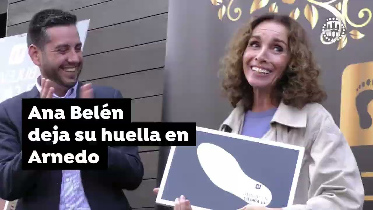 Ana Belén deja su huella en Arnedo