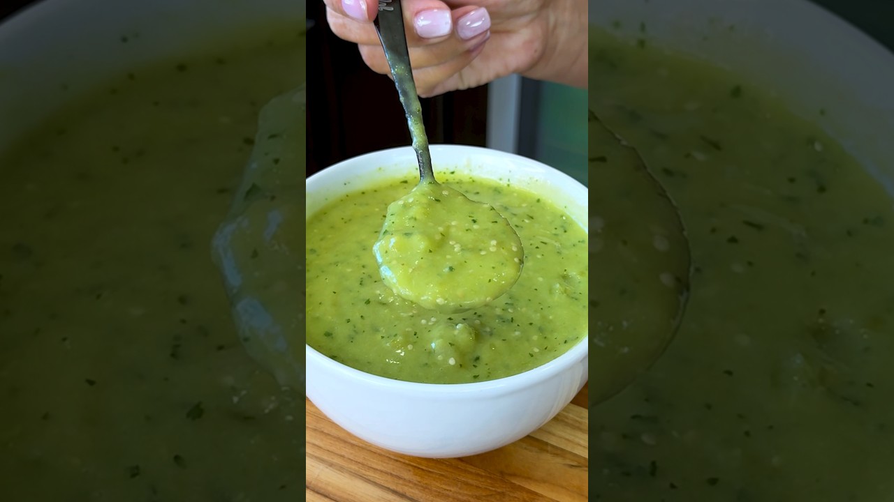 Salsa Verde de Aguacate #shorts
