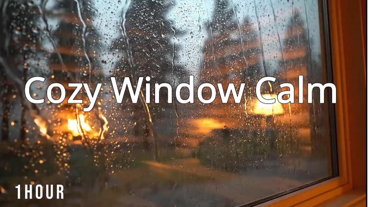 1 HOUR QUICK RAIN CALM 📝 | Cozy Window Reset, Sleep Fast in Minutes