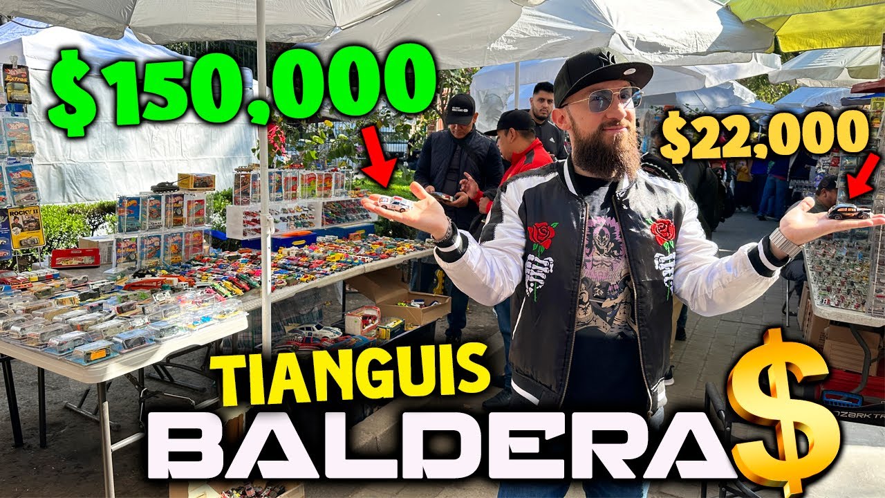 LOS HOT WHEELS M&Aacute;S CAROS DE BALDERAS TIANGUIS CDMX
