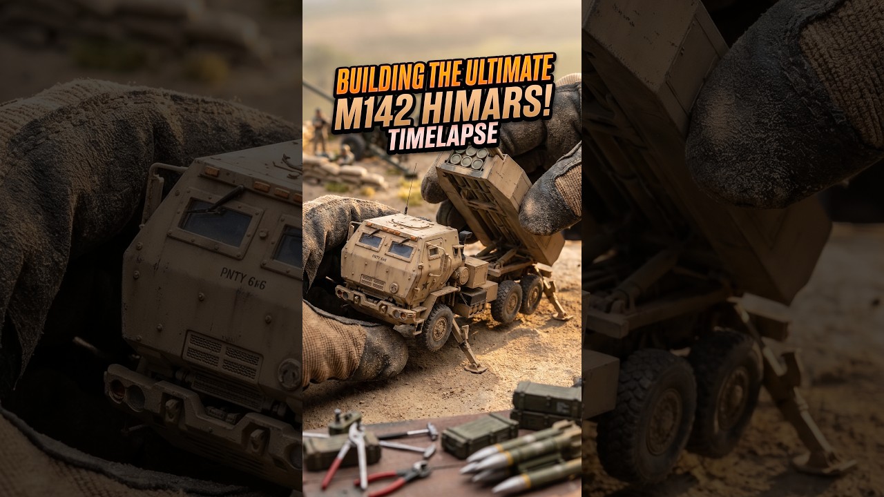 How I Built the M142 HIMARS Rocket System in Miniature #shorts