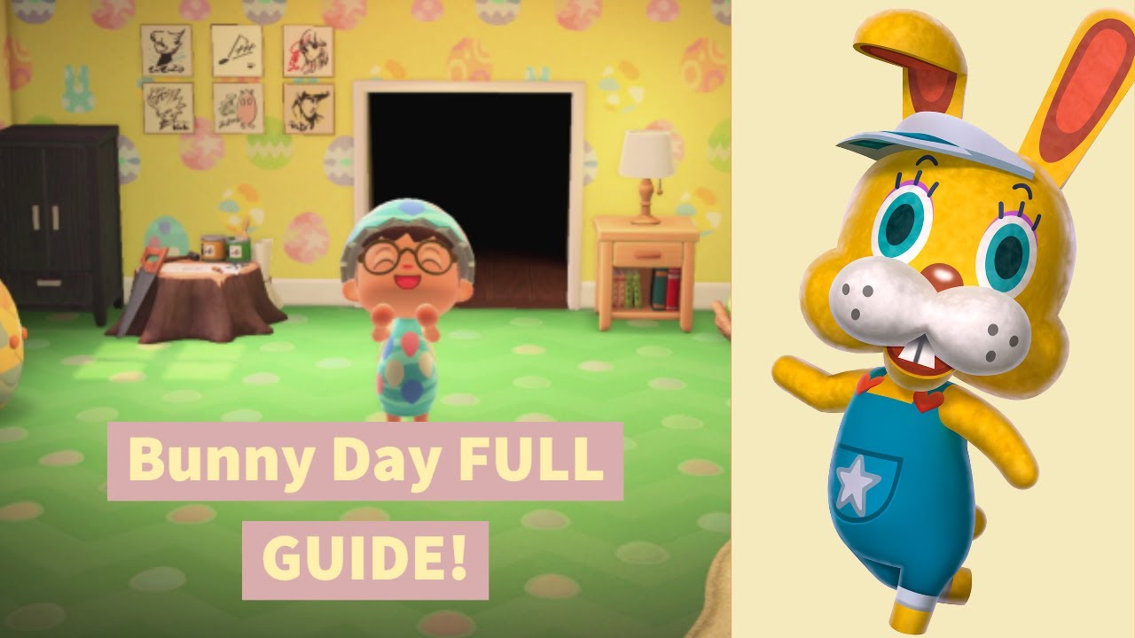 Bunny Day FULL GUIDE! - Bunny Day Full Guide ACNH - Bunny Day Guide Animal Crossing: New Horizons!