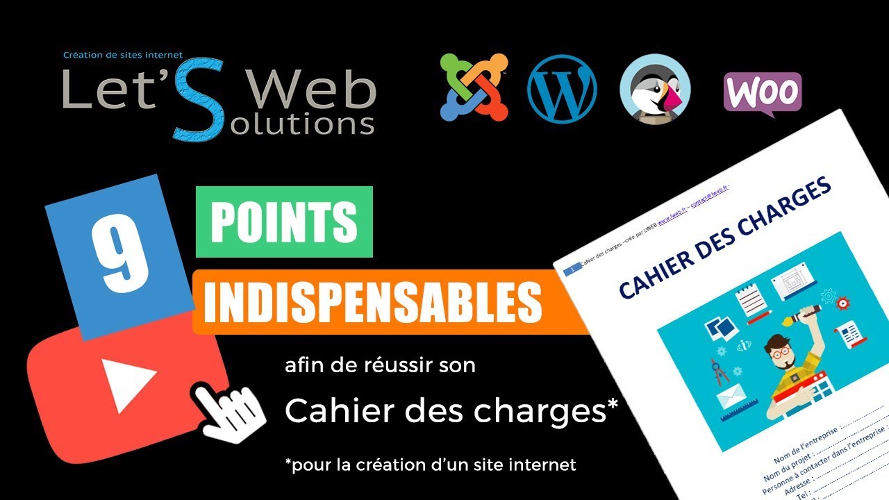 Rédiger son cahier des charges : Le GUIDE ULTIME  en 9 points indispensables - Création site web
