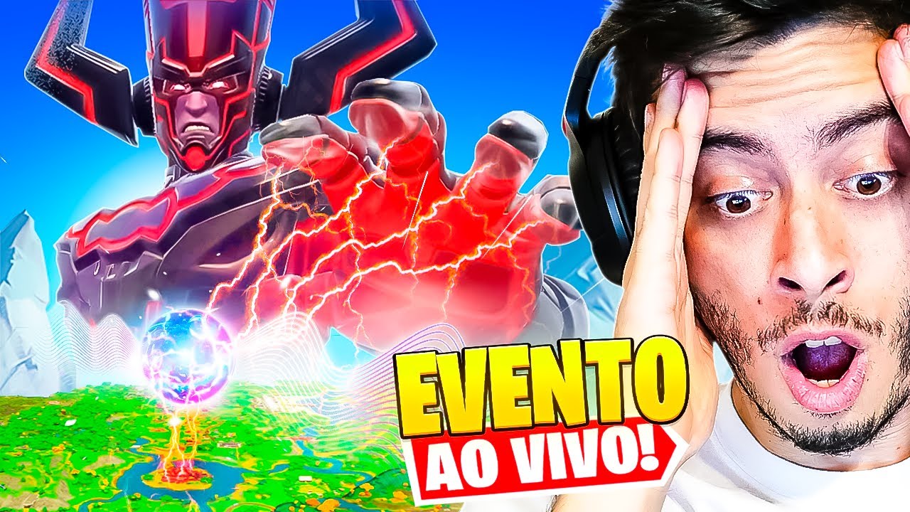 O EVENTO FINAL DO GALACTUS vs FORTNITE! LOUCURAAA