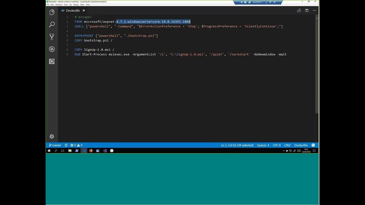 Getting Started with Docker for Windows and .NET Apps