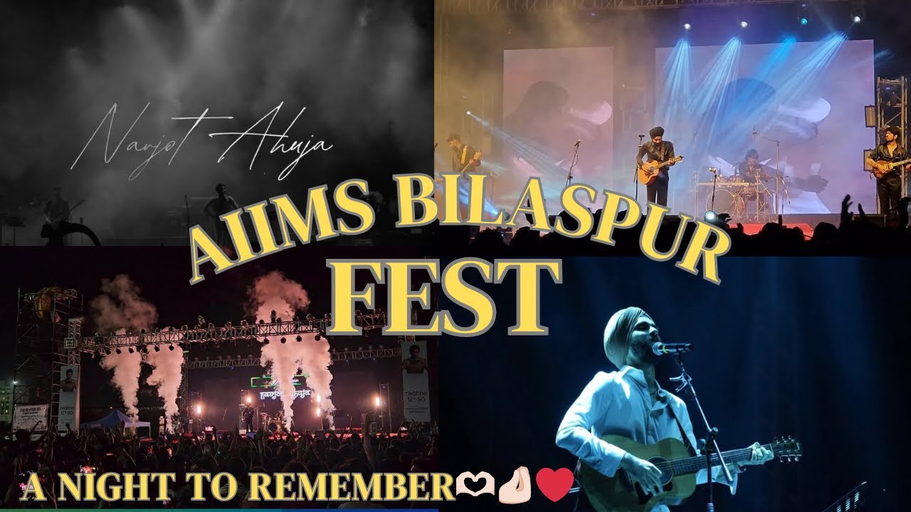Moments We’ll Never Forget | Navjot Ahuja Live at our AIIMS BILASPUR FEST 🥹❤️
