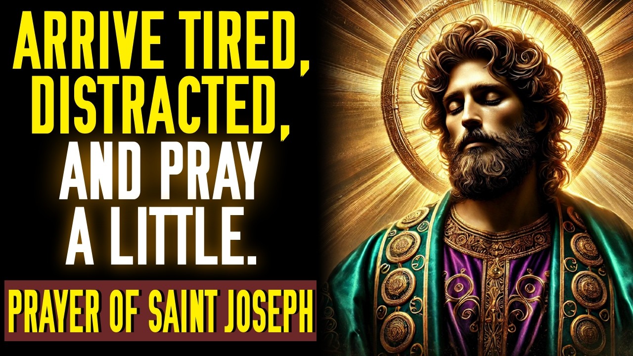 When inner noise becomes tiresome: prayer with Saint Joseph