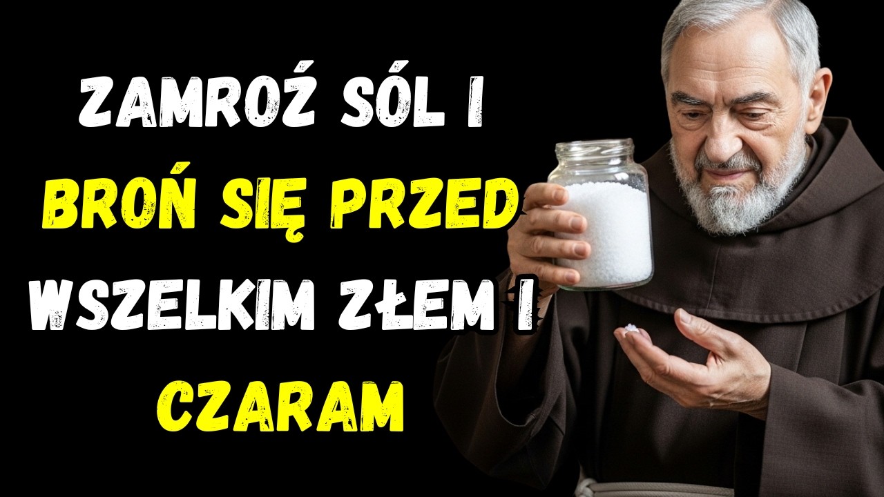 Zwróć całe ZŁO i CZARY wysłane przez twoich wrogów za pomocą ZAMROŻONEJ SOLI | Ojciec Pio ujawnia