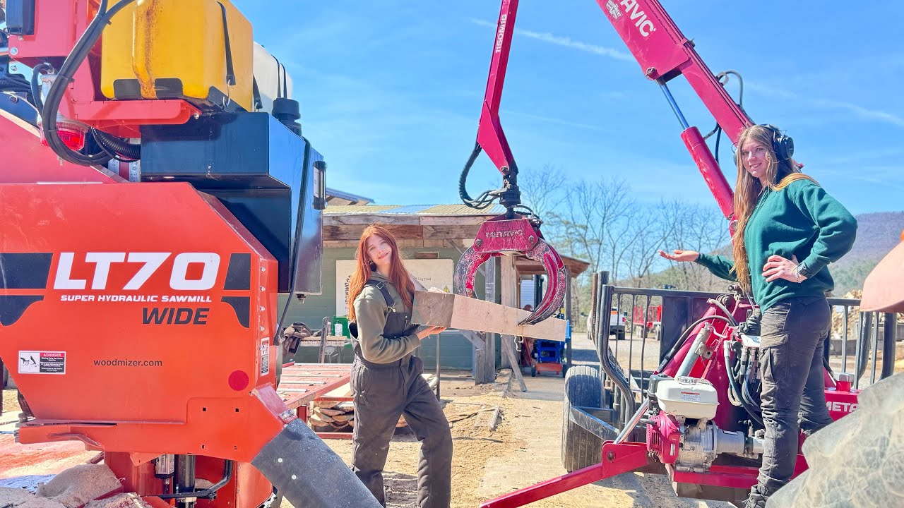 How Fast Can I Mill a Railroad Tie with Our New LT70 Woodmizer Sawmill (huh, who knew…)