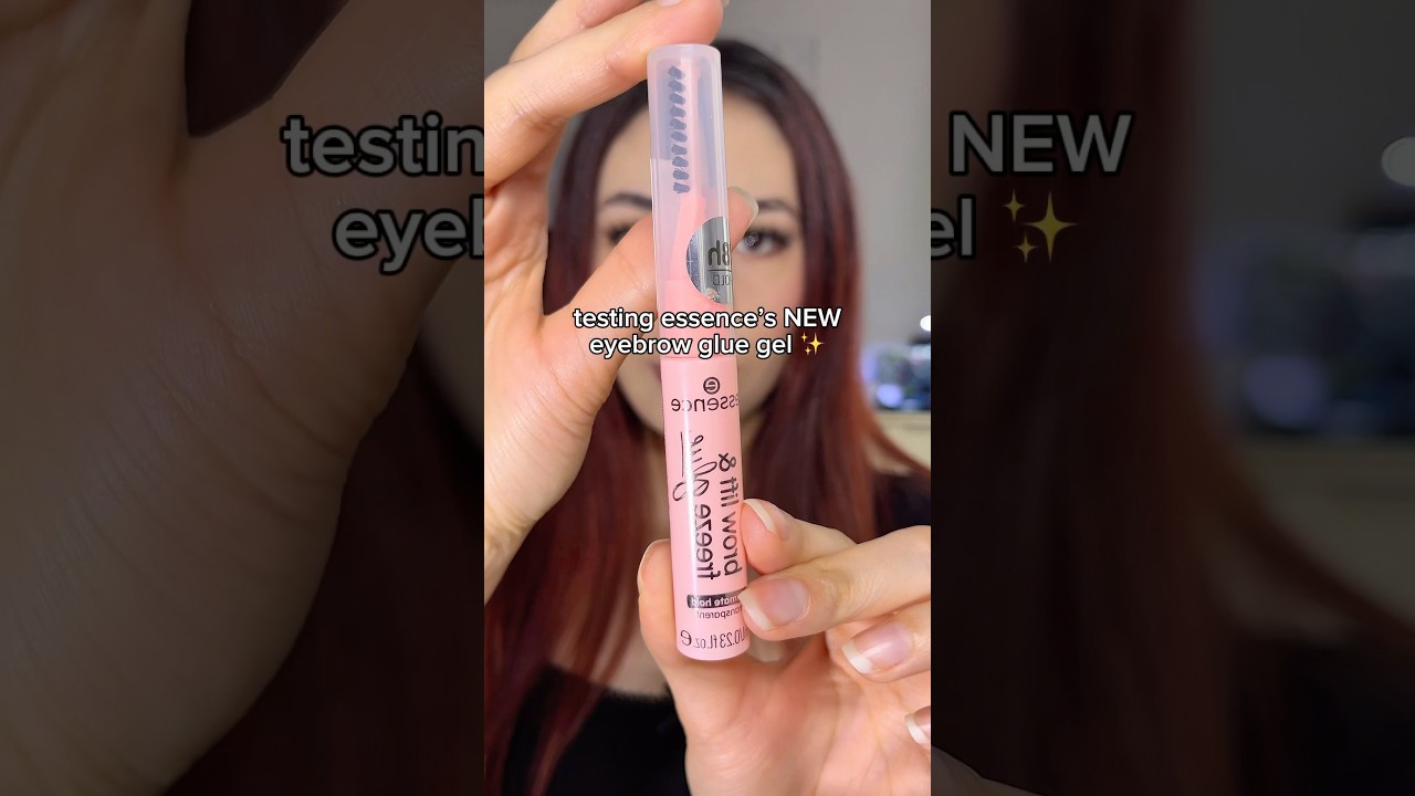 Testing essence&rsquo;s NEW eyebrow gel ✨ #makeup #essence