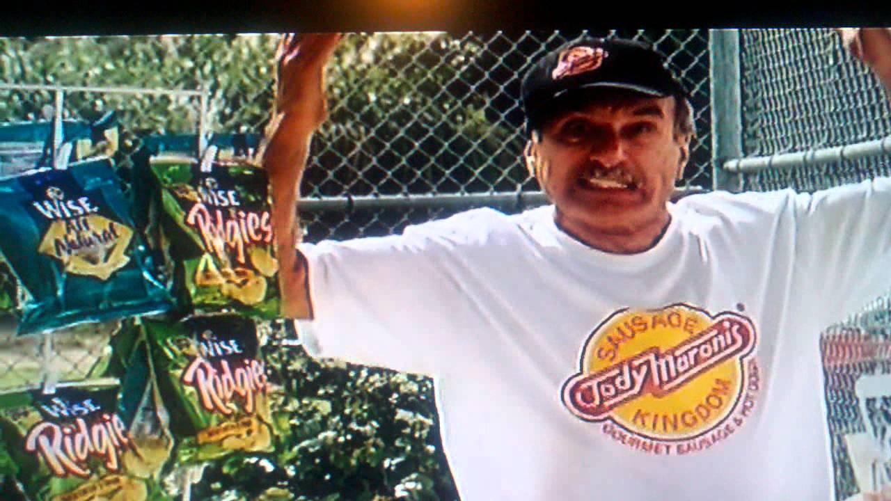 The Benchwarmers pretzel stand man