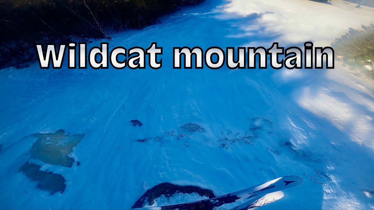 Skiing drops and jumps at wildcat mountain